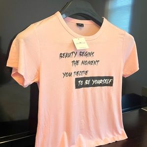 Women’s  Crew Neck Short Sleeve Silhouette T-shirt